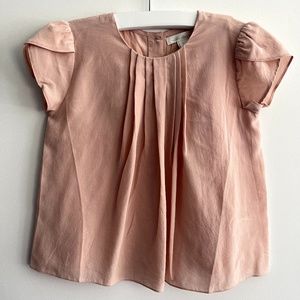 Marie Chantal Silk Rose Top (size 6)